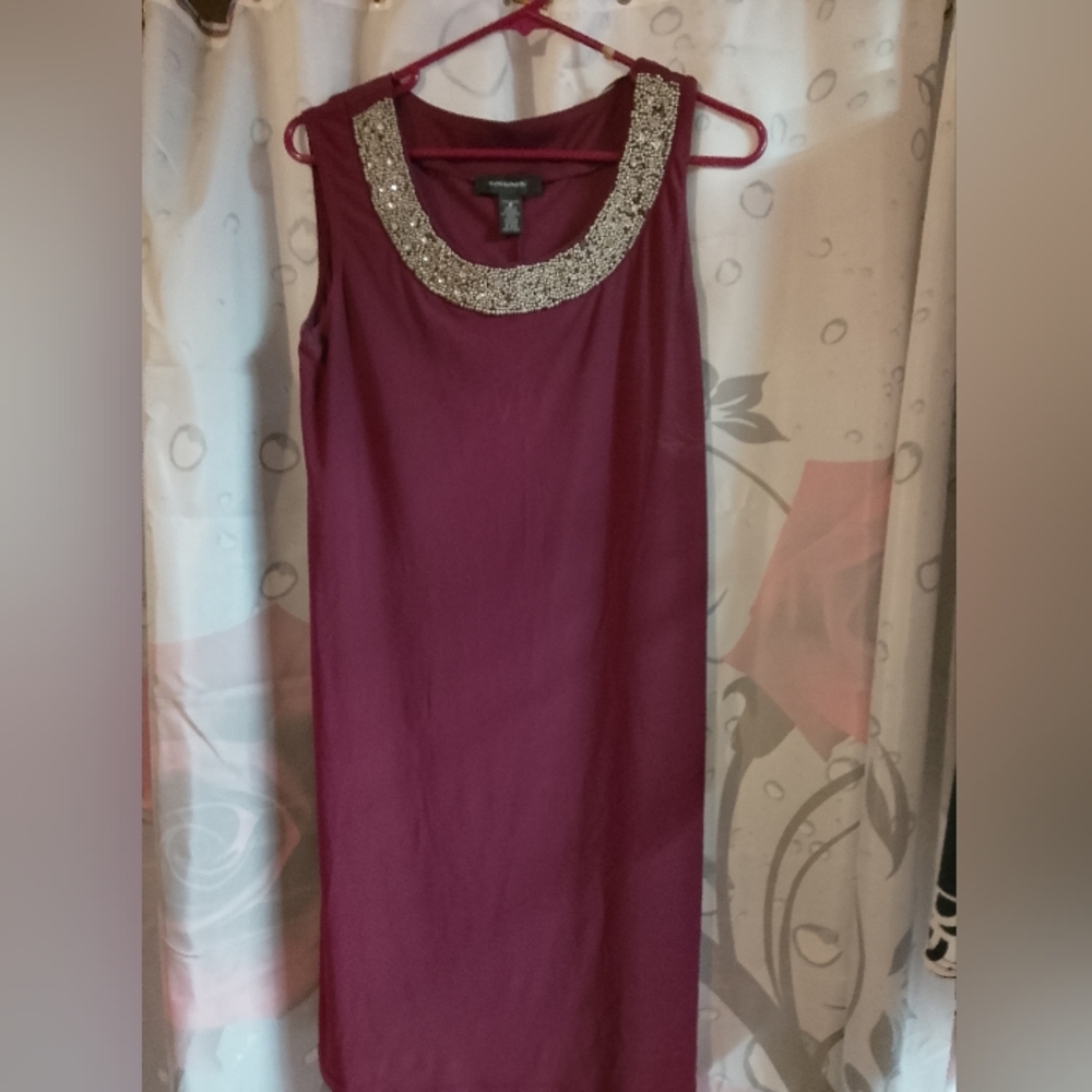 R&M Richards Wine Midi Dress
